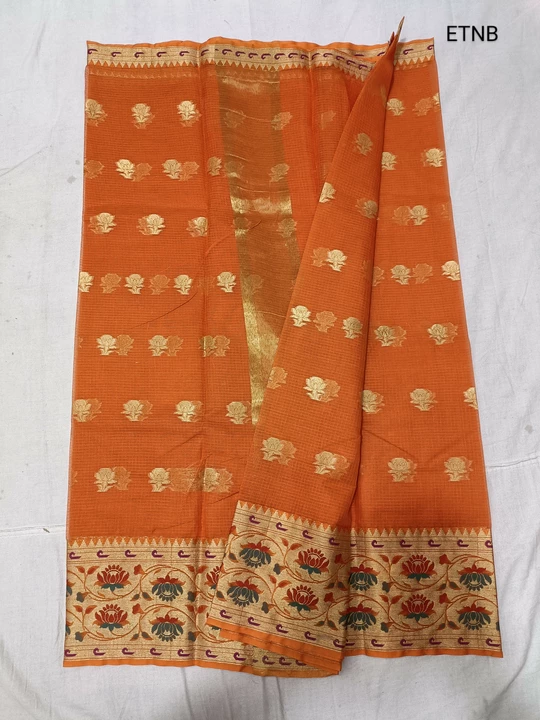 Pure Kota Cotton Weaving Sarees uploaded by business on 5/27/2022
