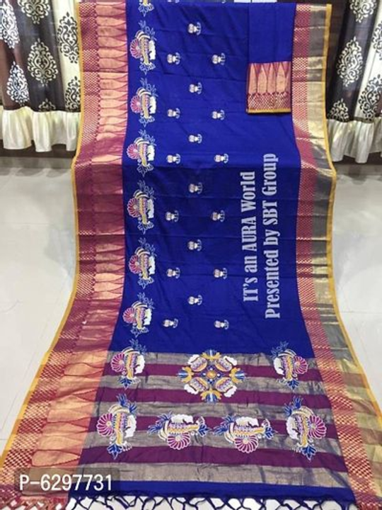 Product image of Beautiful Cotton Blend Saree with blouse piece, price: Rs. 934, ID: beautiful-cotton-blend-saree-with-blouse-piece-5c9759d1