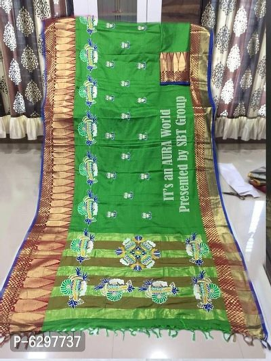 Product image of Beautiful Cotton Blend Saree with blouse piece, price: Rs. 934, ID: beautiful-cotton-blend-saree-with-blouse-piece-559de1f6