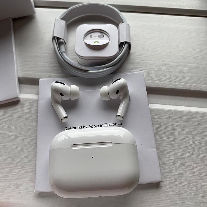 Airpods pro
Shipping all over india!
Wholesale rate!
Anyone interested in reselling of gadgets! uploaded by business on 10/29/2020