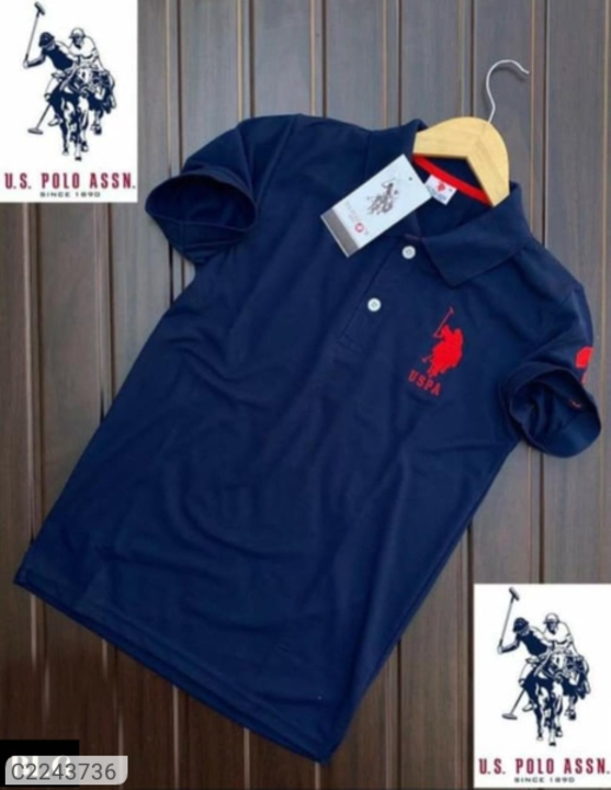 *Catalog Name:* Matty Solid Half Sleeves Mens Polo T-Shirt
 uploaded by Debasish collection on 5/29/2022