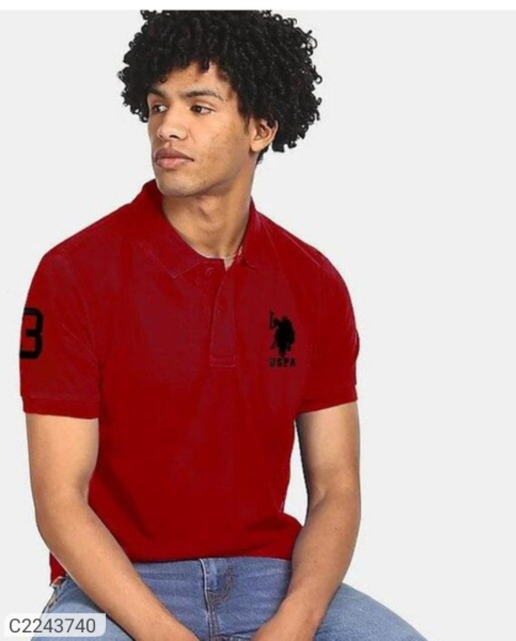 *Catalog Name:* Matty Solid Half Sleeves Mens Polo T-Shirt
 uploaded by Debasish collection on 5/29/2022