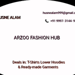 Business logo of Arzoo Fashion Hub