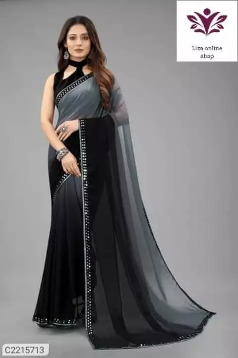 Post image WhatsApp here -&gt; .me/916268059316 to order.


 Catalog Name: Delicate Solid Georgette Sarees With Lace Border


Details:Product Name: Delicate Solid Georgette Sarees With Lace BorderPackage Contains: 1 piece of Saree with 1 piece of Blouse pieceWeight: 300