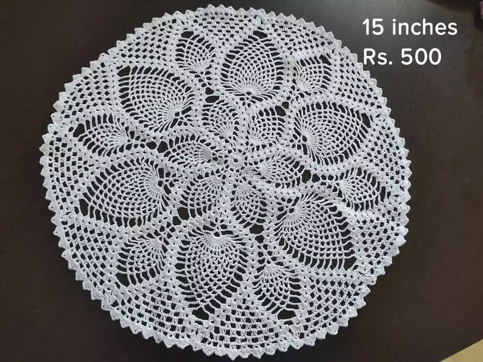 Crochet table center piece uploaded by business on 5/29/2022