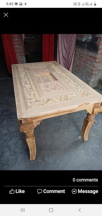 Post image हमारे यहा सागोन कि लकडी मे डाईनिग और कुरसी मिलती है और सेन्टर टेबल भी मिलती है
रामपुर दोराहा जामा मस्जिद रोड मुरादाबाद 7983331334