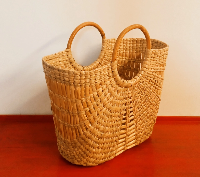 Eco freindly Handicrafts Jali U Shape Kouna bags uploaded by business on 5/29/2022
