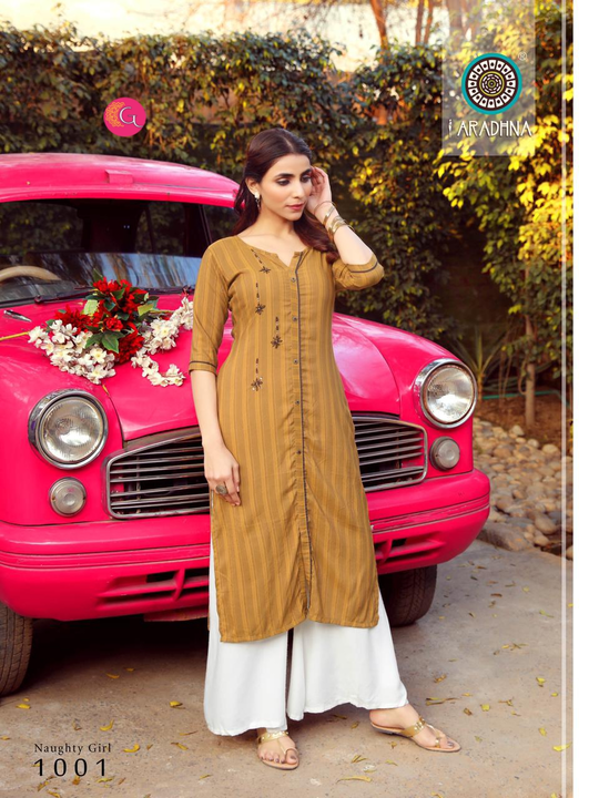 NAUGHTY GIRL VOL 1(ONLY KURTI) uploaded by Manu Textile manufacturing company surat on 5/30/2022