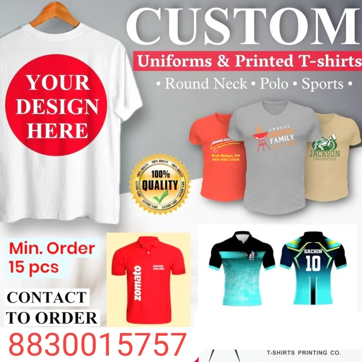 Tshirt with print uploaded by Sachiyar enterpeises- on 5/30/2022