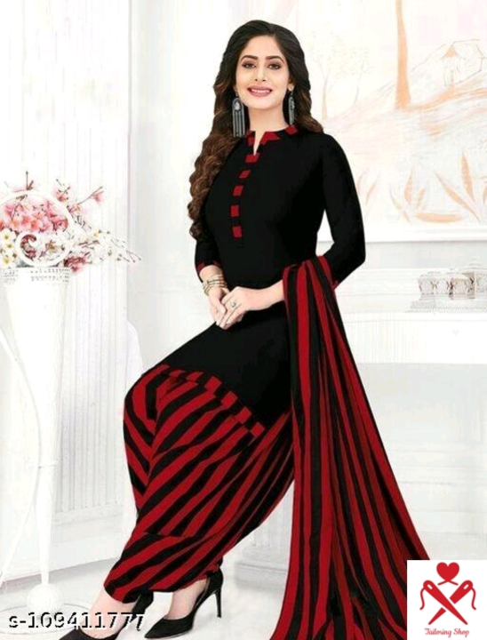 Fancy printed unstitched suit for wedding and traditional wear uploaded by Reseller on 5/30/2022