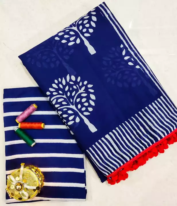 Cotton saree uploaded by business on 5/31/2022