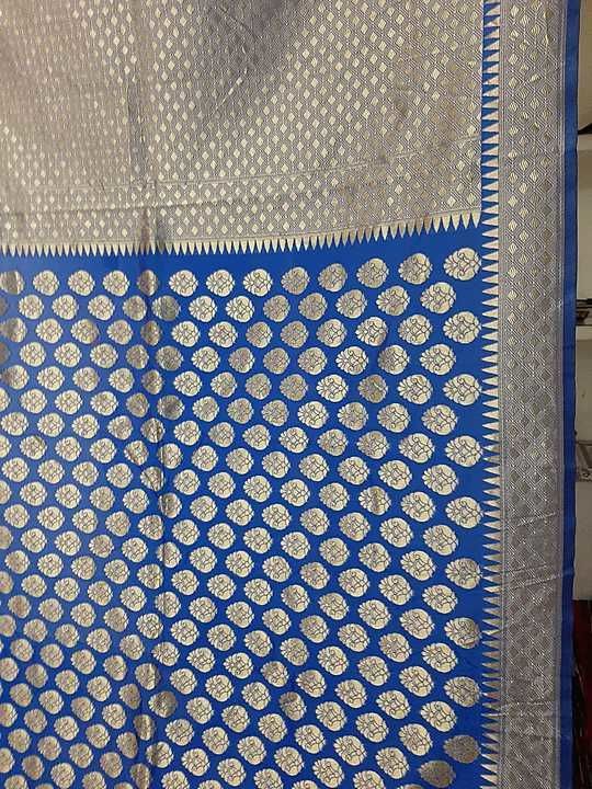 Semi silk banarasi saree uploaded by business on 10/29/2020
