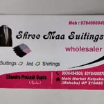 Business logo of Shree maa suitings