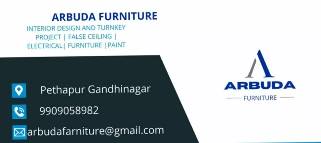 Visiting card store images of ARBUDA FARNITURE