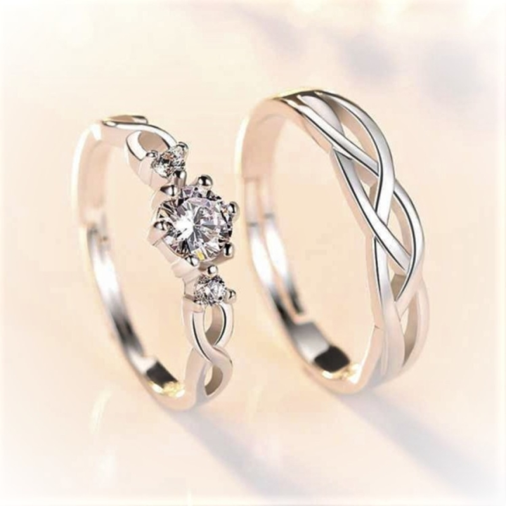 Product image with price: Rs. 249, ID: stainless-steel-brass-ring-set-24672279
