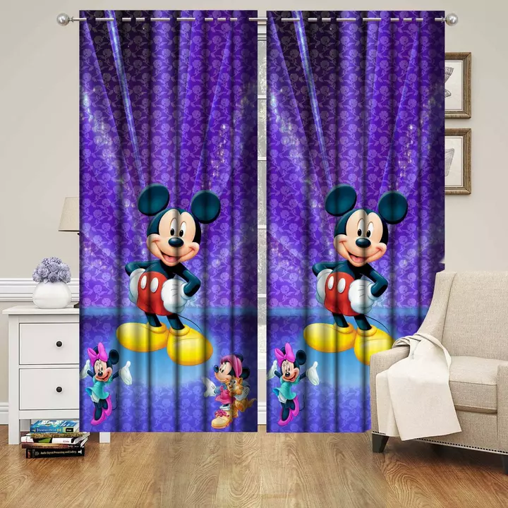 Product image with price: Rs. 250, ID: micky-mouse-curtain-07f172b1