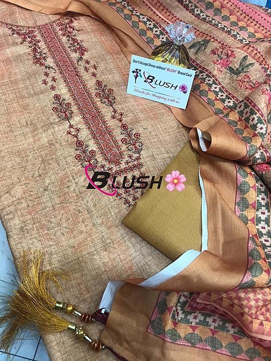 Pashmina soft with fine quality Pashmina soft with fine quality stuff shirt🌸with neck thread work  uploaded by business on 10/29/2020