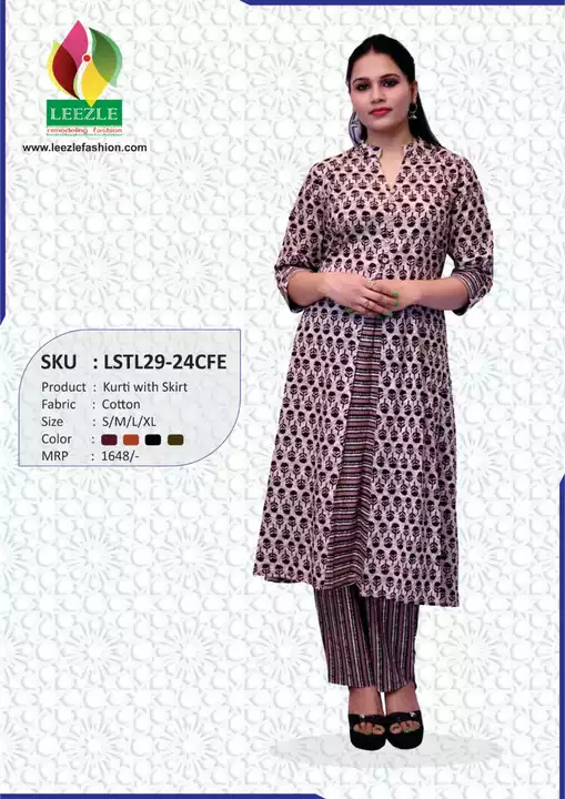Kurti with pant  uploaded by Ladies wear on 6/1/2022