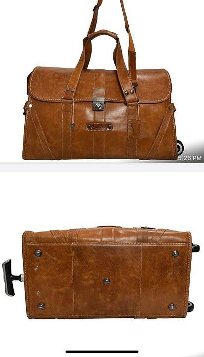 Hidecart Genuine Leather Luggage Bag  uploaded by Hidecart Exim Private Limited on 6/18/2020