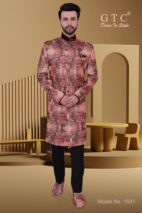 Modernistic GTC- Indo-Western Sherwani uploaded by AMBE COLLECTIONS  on 6/1/2022
