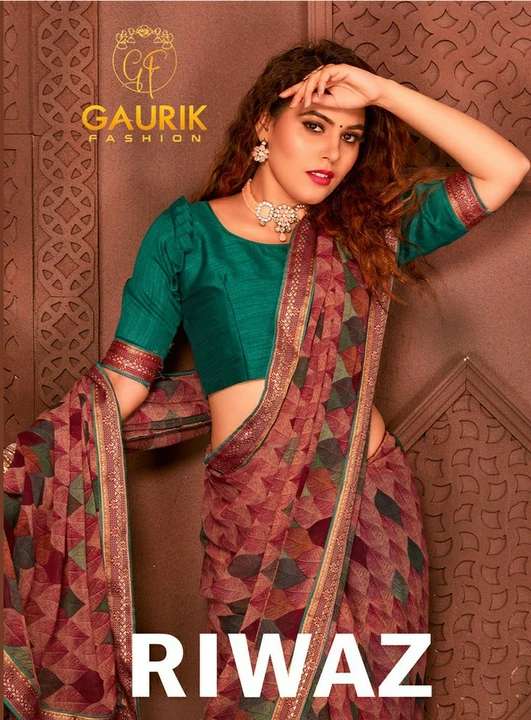Soft georgette saree with fancy garmets  uploaded by business on 6/1/2022
