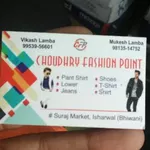 Business logo of Chaudhari fashion point