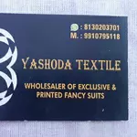 Business logo of YASHODA TEXTILE