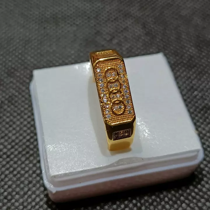 One gram gold plated AD rings for man uploaded by business on 6/1/2022