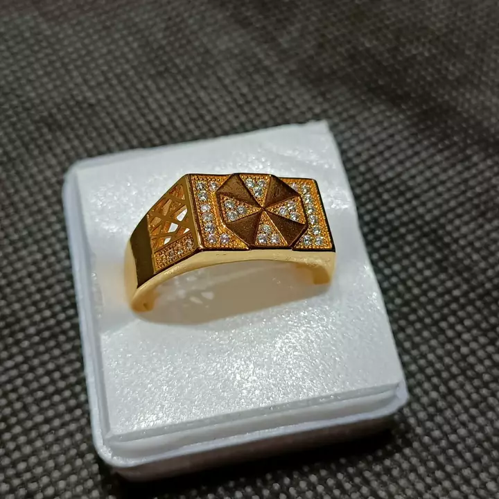 One gram gold plated AD rings for man uploaded by business on 6/1/2022