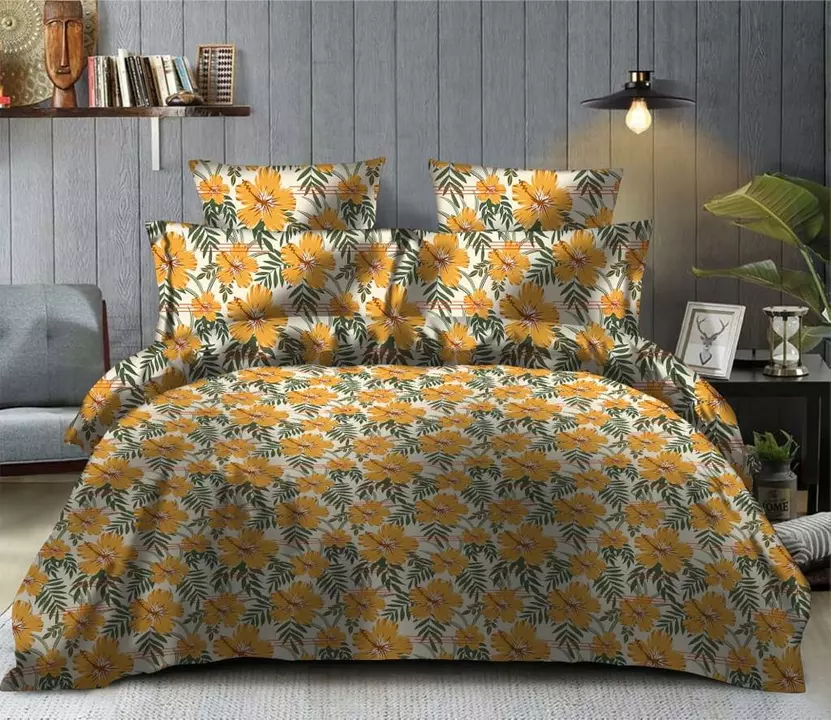 Product image with price: Rs. 220, ID: double-bed-bed-sheet-with-2-pillow-covers-af85dfeb