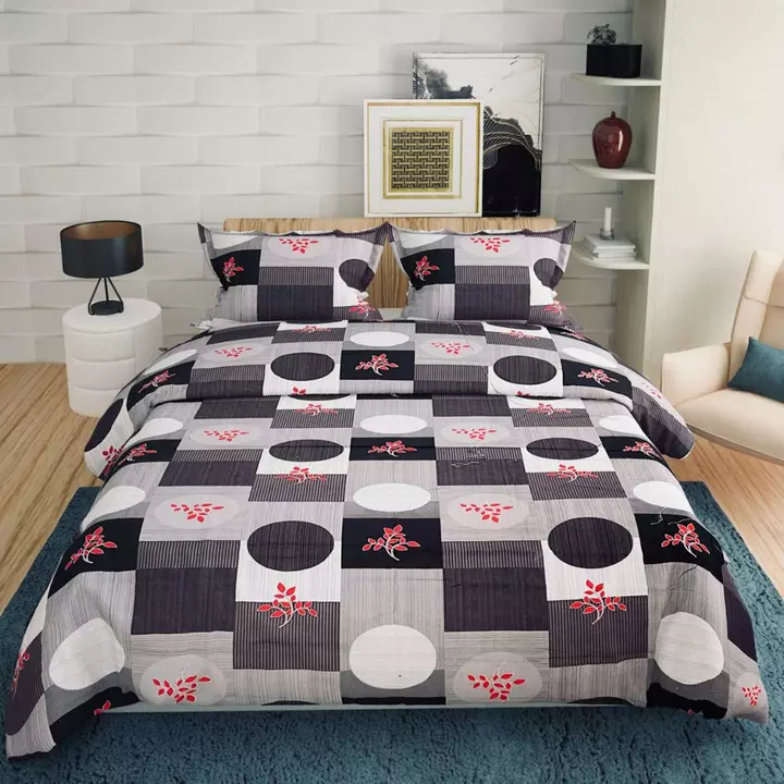 Double bed bed sheet with 2 pillow uploaded by Bed sheet on 6/2/2022