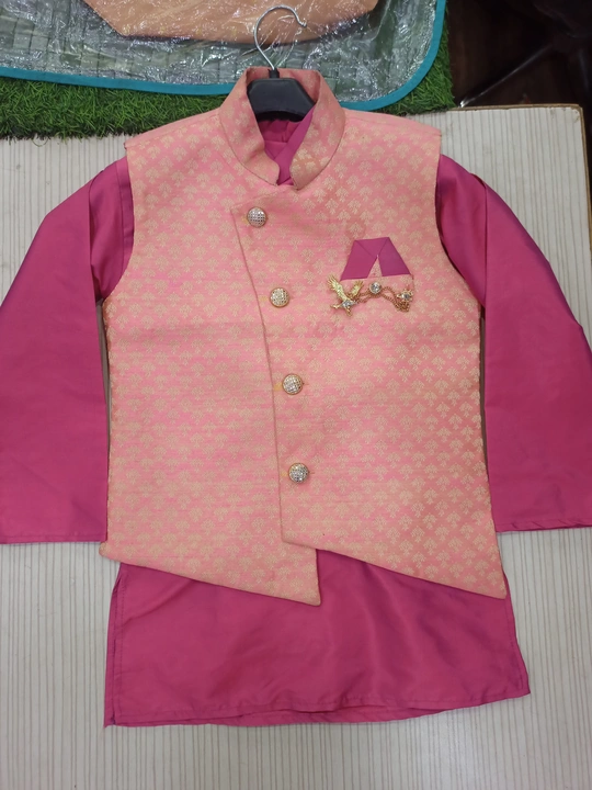 Kids kurta,pajama,jacket  uploaded by Pooja garments on 6/2/2022