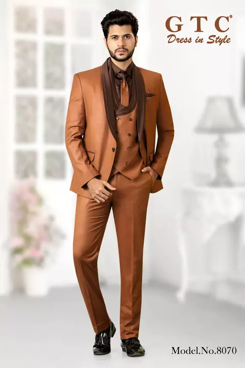 Classic GTC- 5-piece Designer Men Suit uploaded by AMBE COLLECTIONS  on 6/2/2022