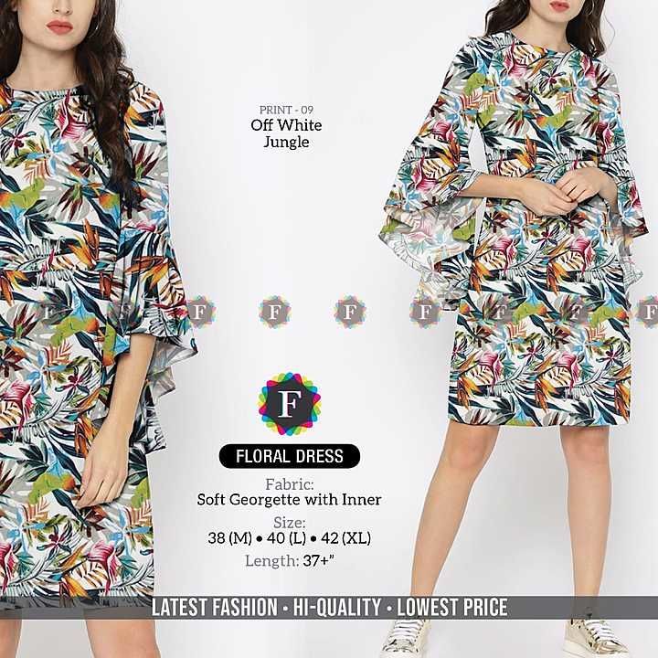 FLORAL DRESS

Fabric:Premium Soft Georgette with Lining

 uploaded by Fashion hub on 10/30/2020