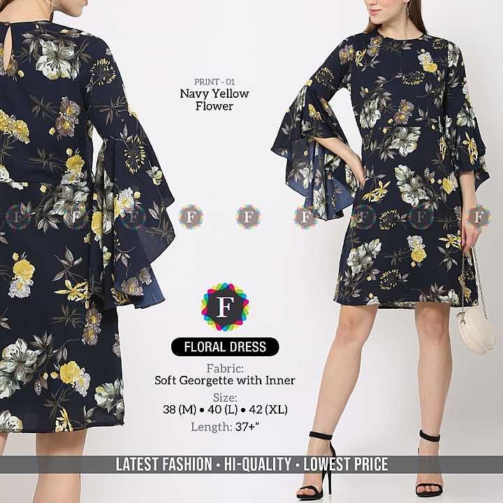 FLORAL DRESS

Fabric:Premium Soft Georgette with Lining

 uploaded by Fashion hub on 10/30/2020