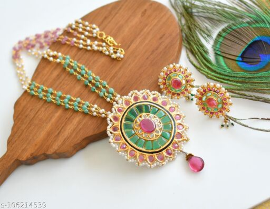 Product image with price: Rs. 4207, ID: jewellery-set-fe06ce59