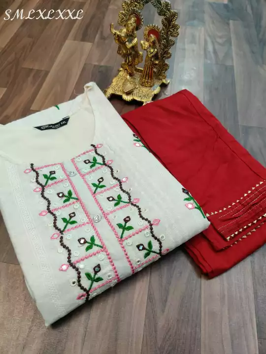 KURTI WITH PENT uploaded by Keshav Boutique on 6/3/2022