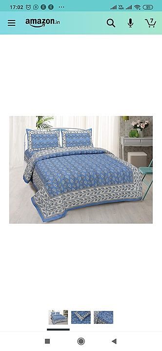 Ts king size bedsheets 
Size: 100*90
Fabric: pure cotton uploaded by business on 10/30/2020