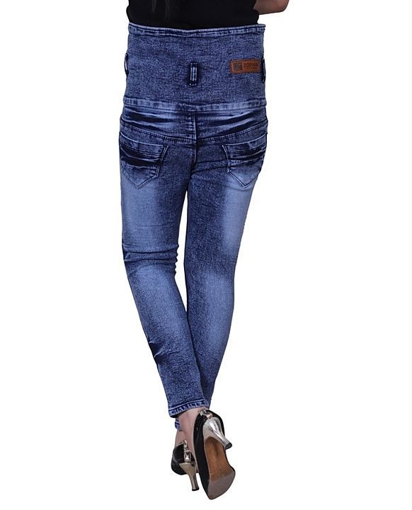 High Waist Jeans uploaded by Aditi Garments Jalna on 10/30/2020
