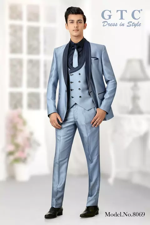 Smart GTC- 5-piece Designer Men Suit uploaded by AMBE COLLECTIONS  on 6/3/2022