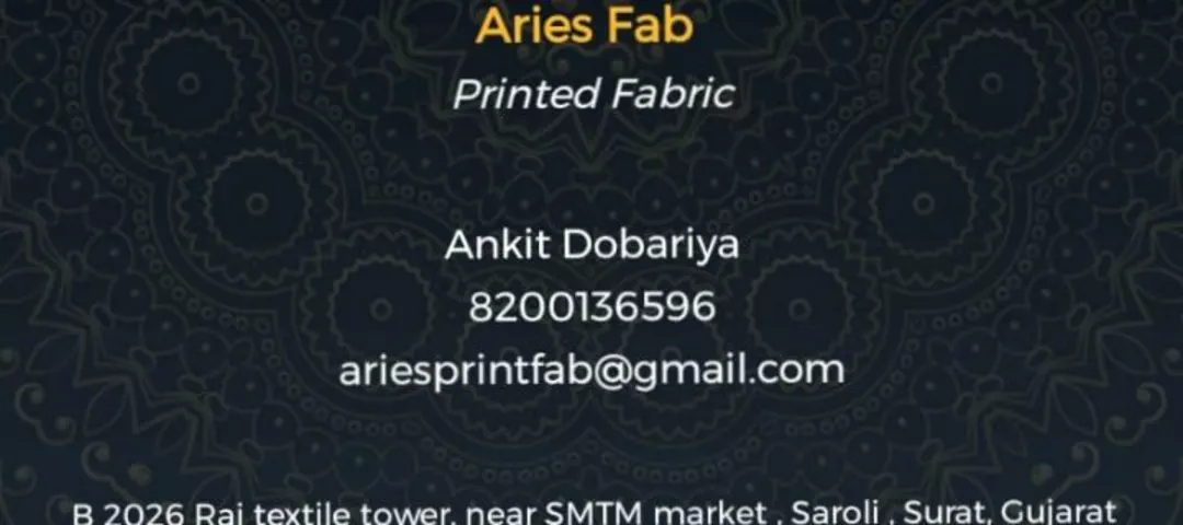 Shop Store Images of Aries Fab Ltd.