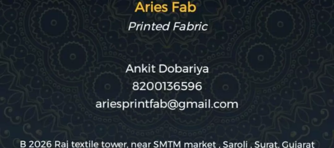 Factory Store Images of Aries Fab Ltd.