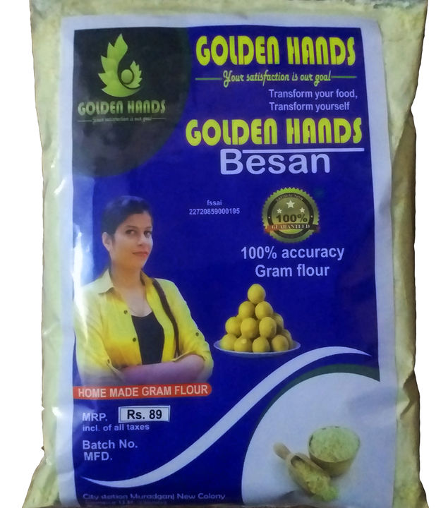 Gram flour (chana besan) uploaded by Golden hands enterprises on 6/3/2022