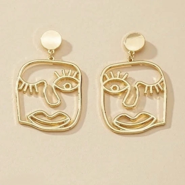 Face earrings uploaded by Spirited Style Finds on 6/3/2022