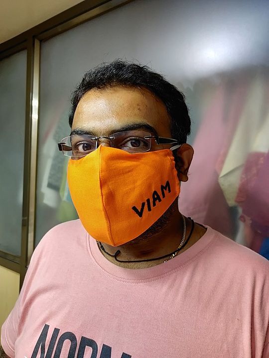 Cotton printed masks. Hand embroidery can customise logo of your company also. uploaded by Viam on 6/18/2020