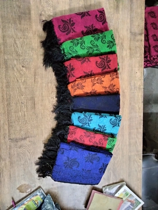 Jacquard shawl  uploaded by Jai Shree ram handloom on 6/4/2022