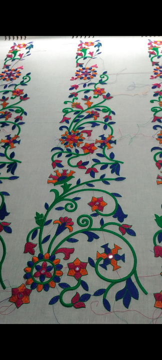 Chaniya embroidery work uploaded by business on 6/4/2022