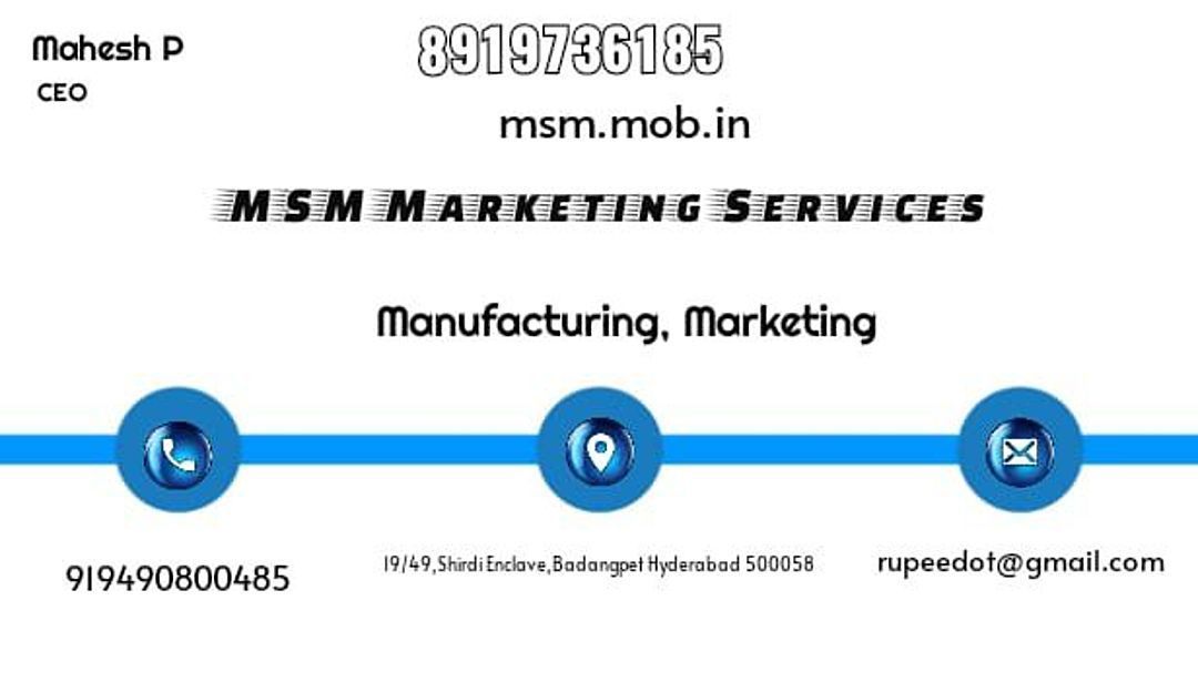 Product uploaded by MSM SERVICES on 10/30/2020