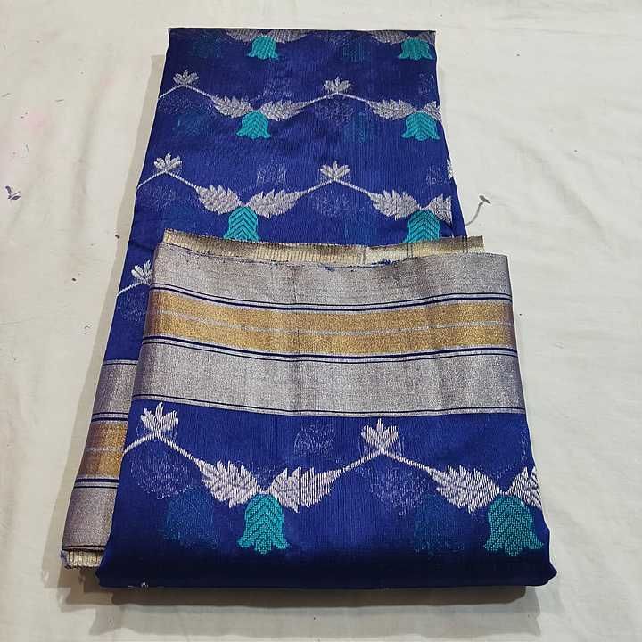 Samanta chanderi handloom saree uploaded by business on 10/30/2020