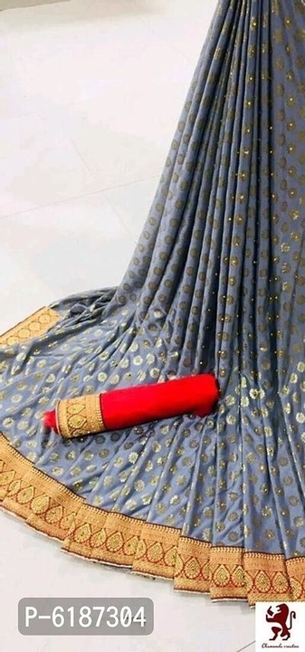 Fancy Malai Silk Embellished Saree with Blouse

 Fabric:  Art Silk

 Type:  Saree with Blouse piece
 uploaded by business on 6/4/2022